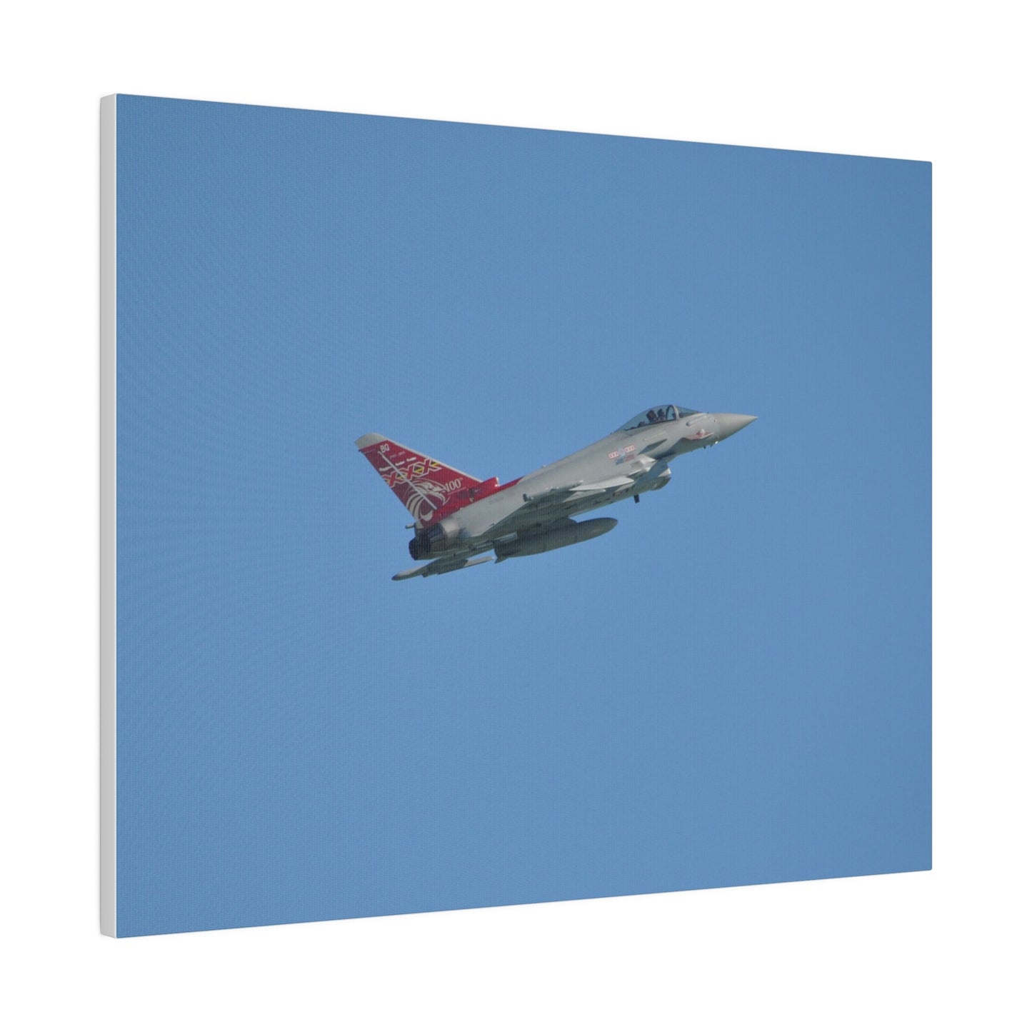 Typhoon Flying From The Left Slightly Ascending, Matte Canvas, Stretched, 0.75" - The Trio Synergize Group