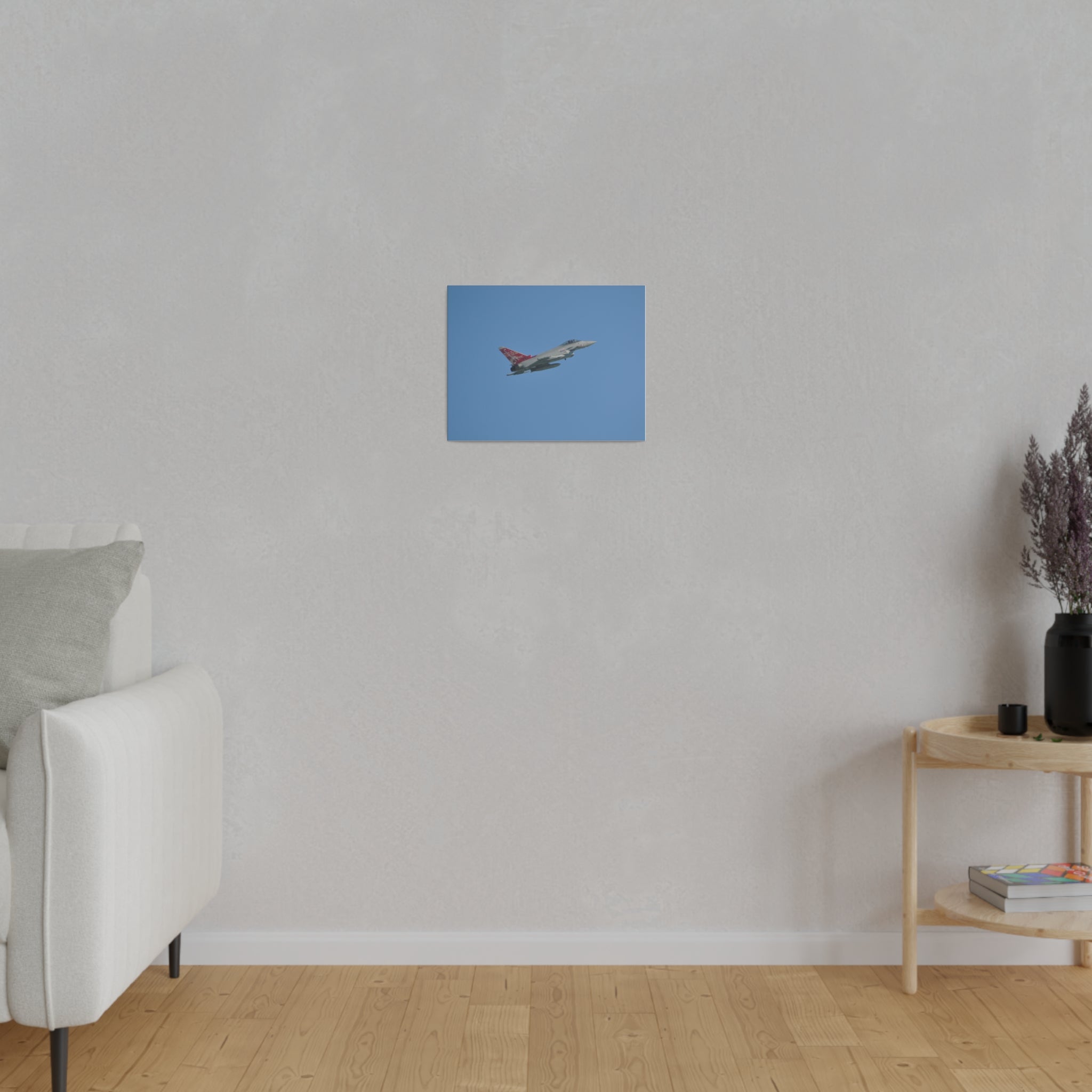 Typhoon Flying From The Left Slightly Ascending, Matte Canvas, Stretched, 0.75" - The Trio Synergize Group