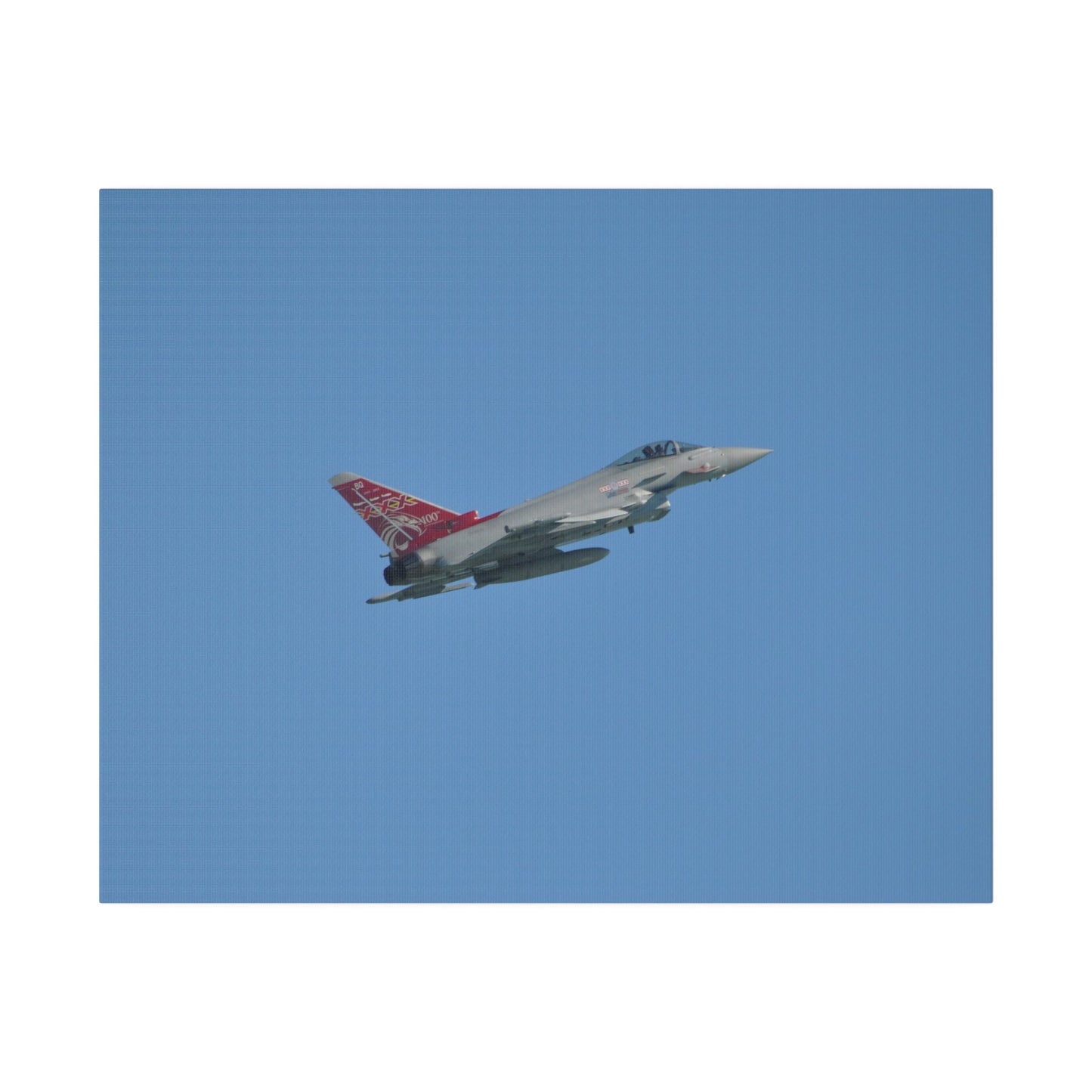 Typhoon Flying From The Left Slightly Ascending, Matte Canvas, Stretched, 0.75" - The Trio Synergize Group