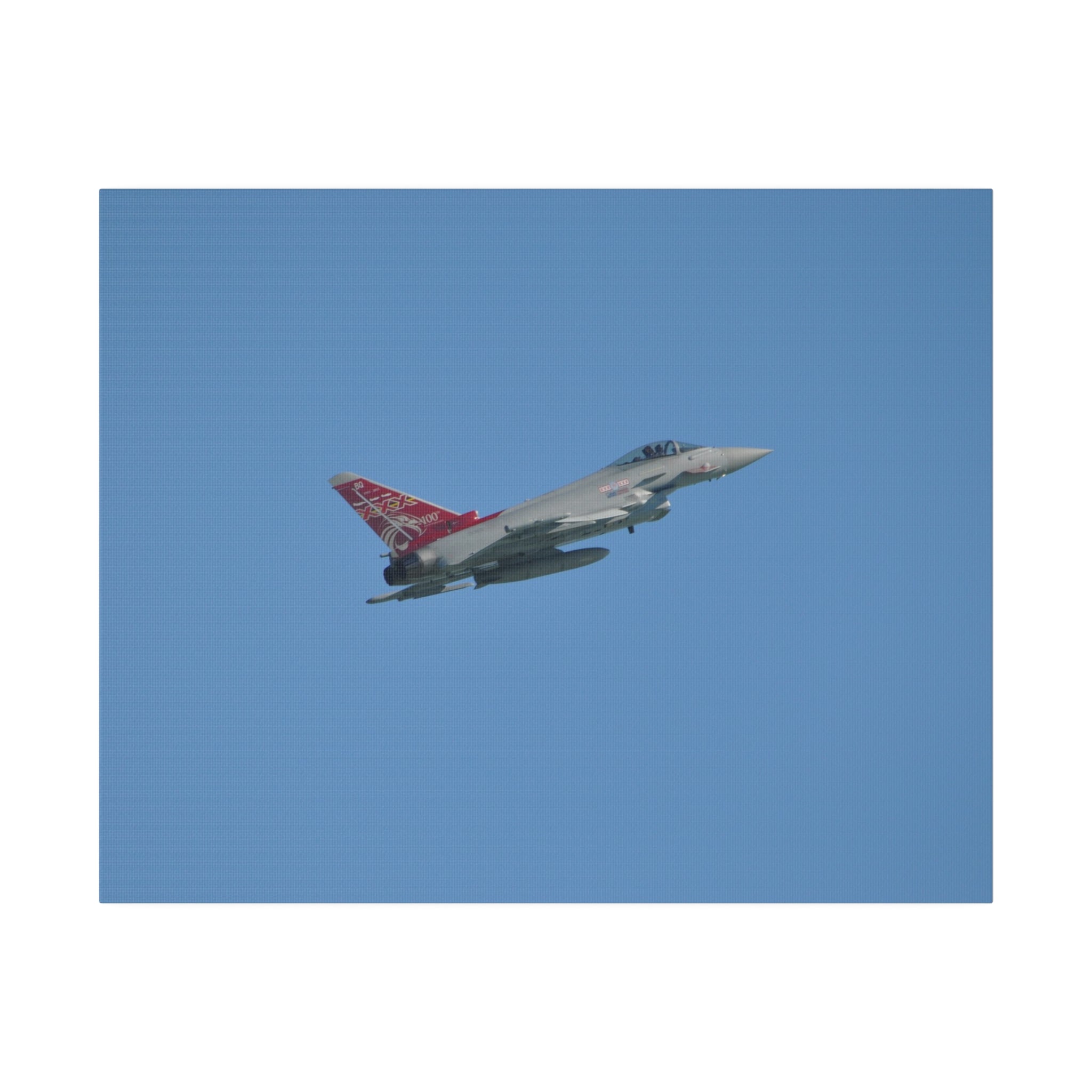 Typhoon Flying From The Left Slightly Ascending, Matte Canvas, Stretched, 0.75" - The Trio Synergize Group