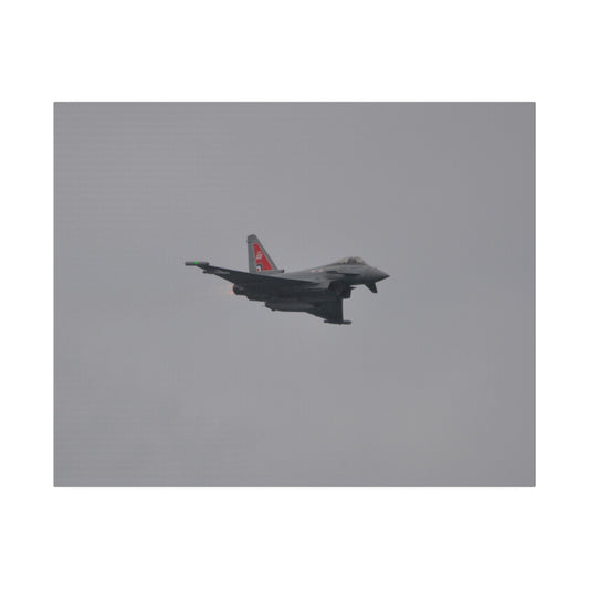 Typhoon With Afterburners On Close Up Canvas Print - The Trio Synergize Group