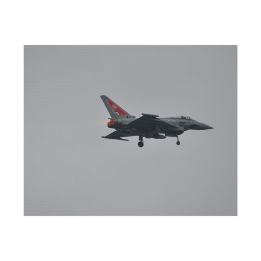 Typhoon Landing Gear Down & Afterburners Close Up Canvas - The Trio Synergize Group