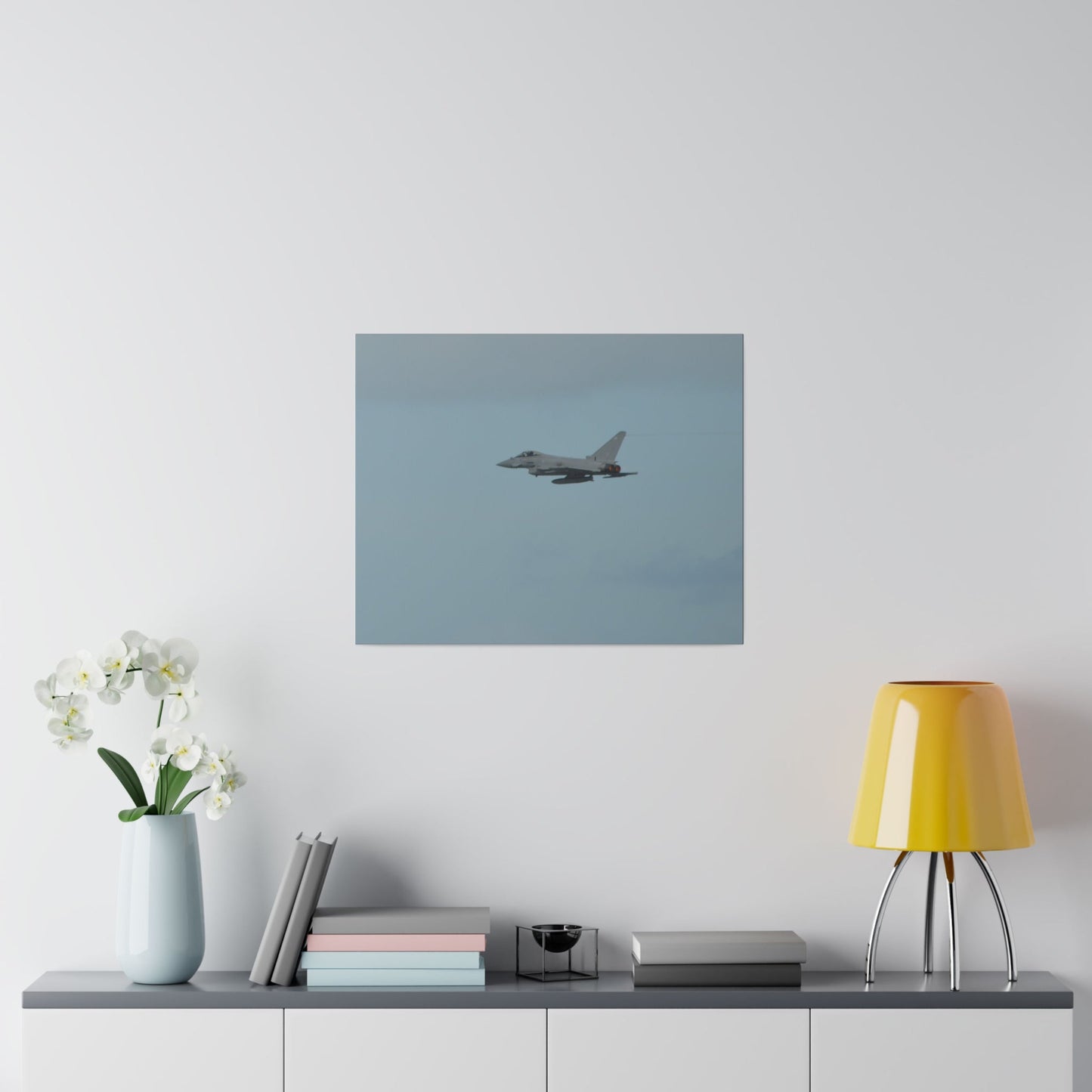 Typhoon Flying From The Right Canvas - The Trio Synergize Group