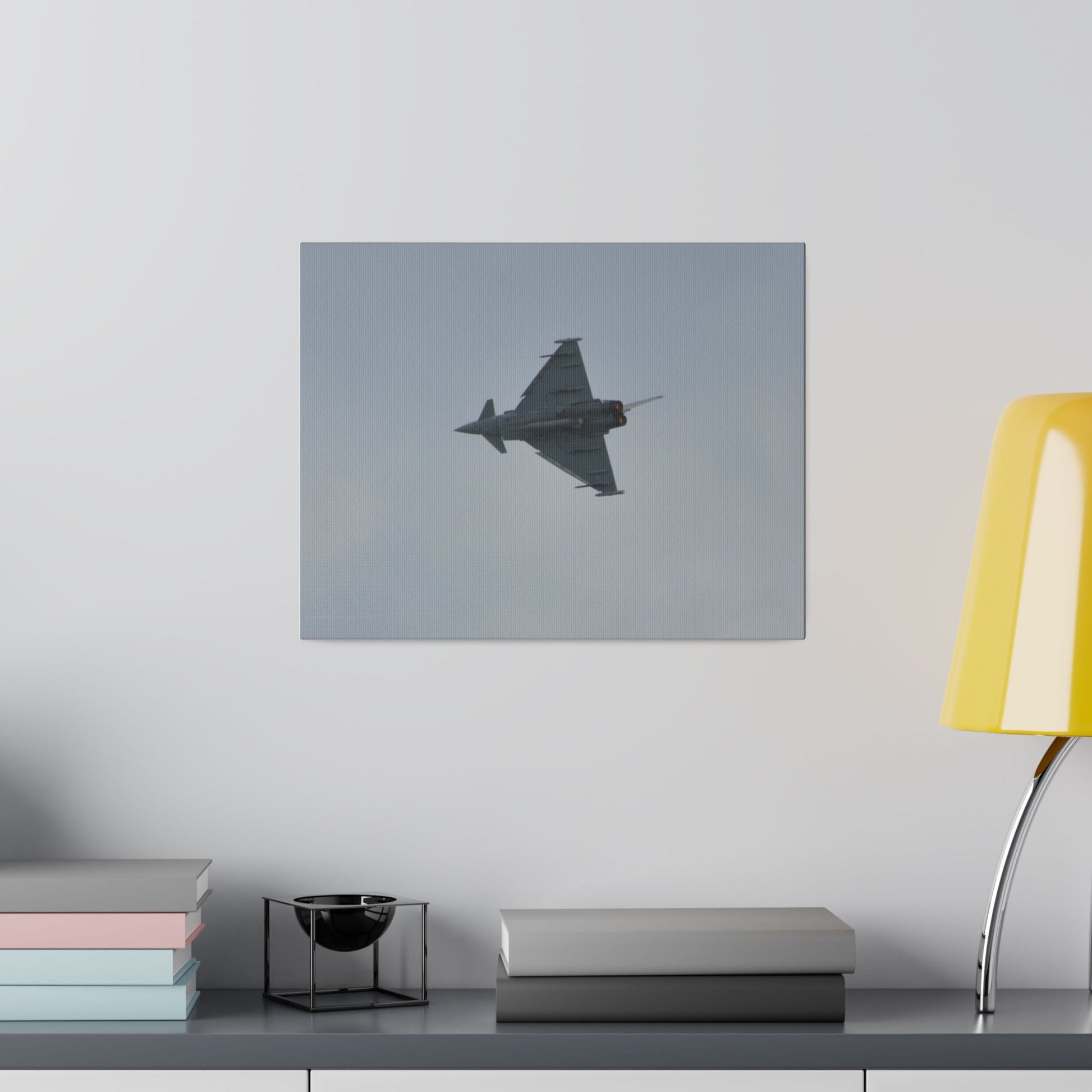Typhoon Flying From The Right Sideways Close Up, Matte Canvas, Stretched, 0.75" - The Trio Synergize Group