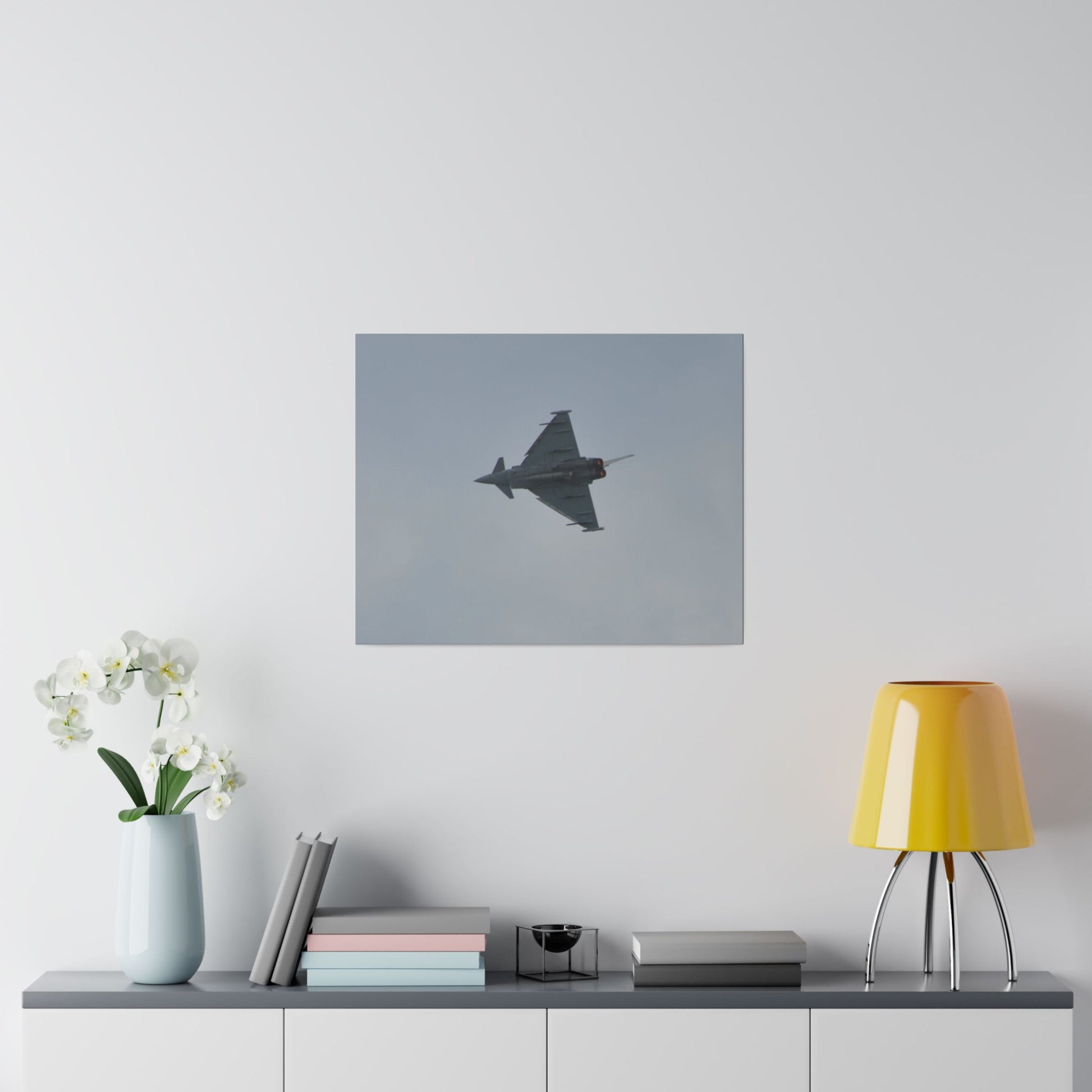 Typhoon Flying From The Right Sideways Close Up, Matte Canvas, Stretched, 0.75" - The Trio Synergize Group