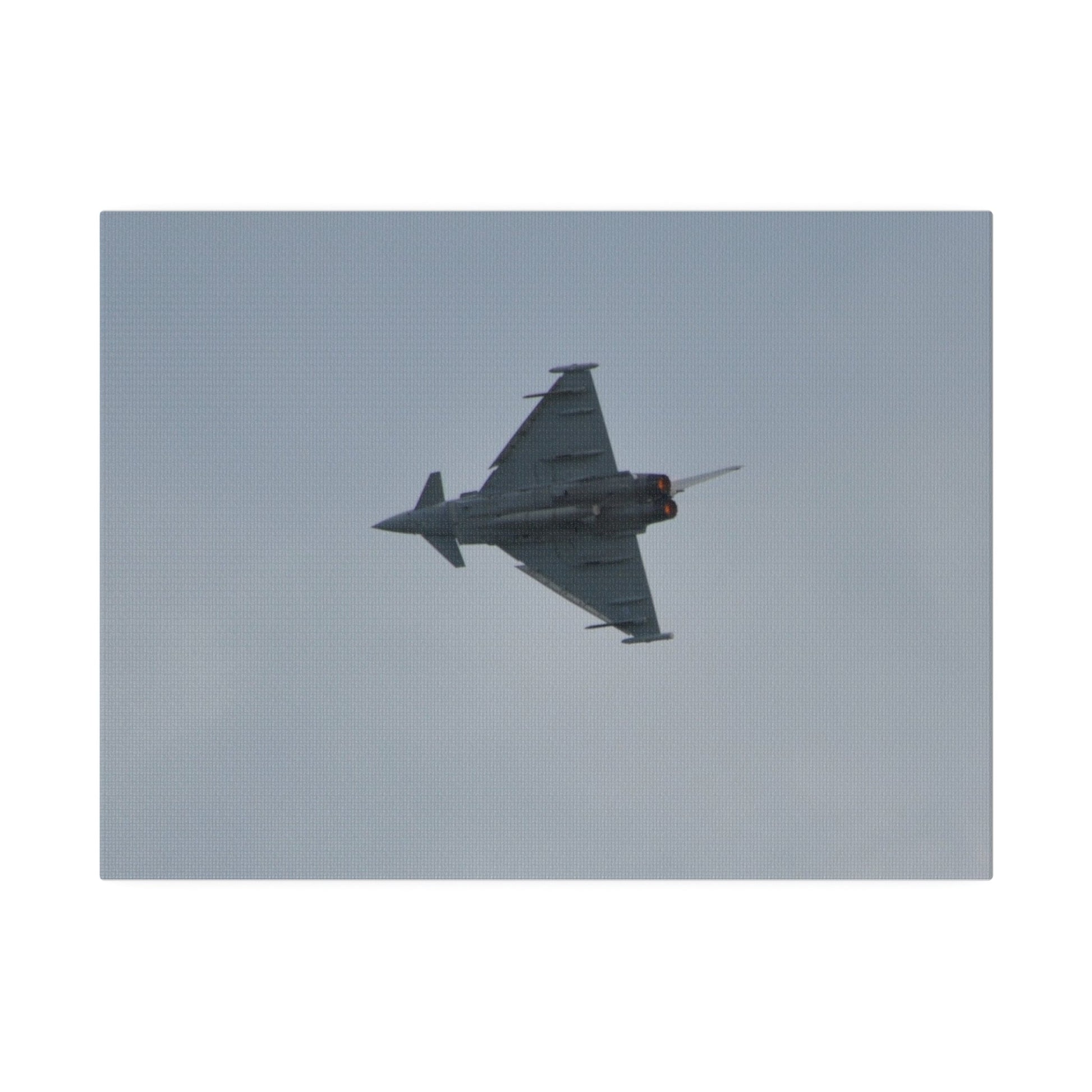 Typhoon Flying From The Right Sideways Close Up, Matte Canvas, Stretched, 0.75" - The Trio Synergize Group