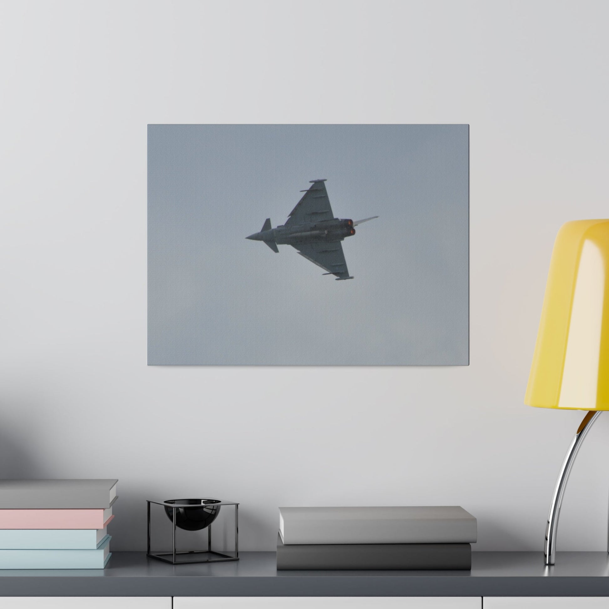 Typhoon Flying From The Right Sideways Close Up, Matte Canvas, Stretched, 0.75" - The Trio Synergize Group