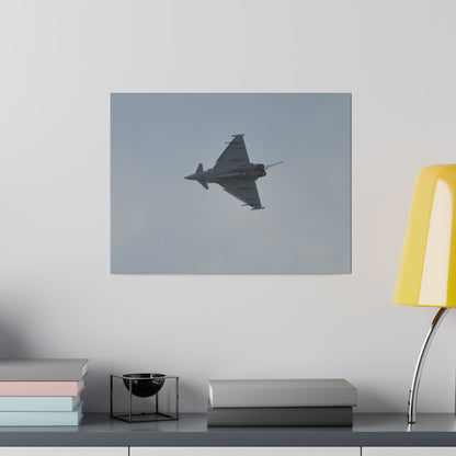 Typhoon Flying From The Right Sideways Close Up, Matte Canvas, Stretched, 0.75" - The Trio Synergize Group