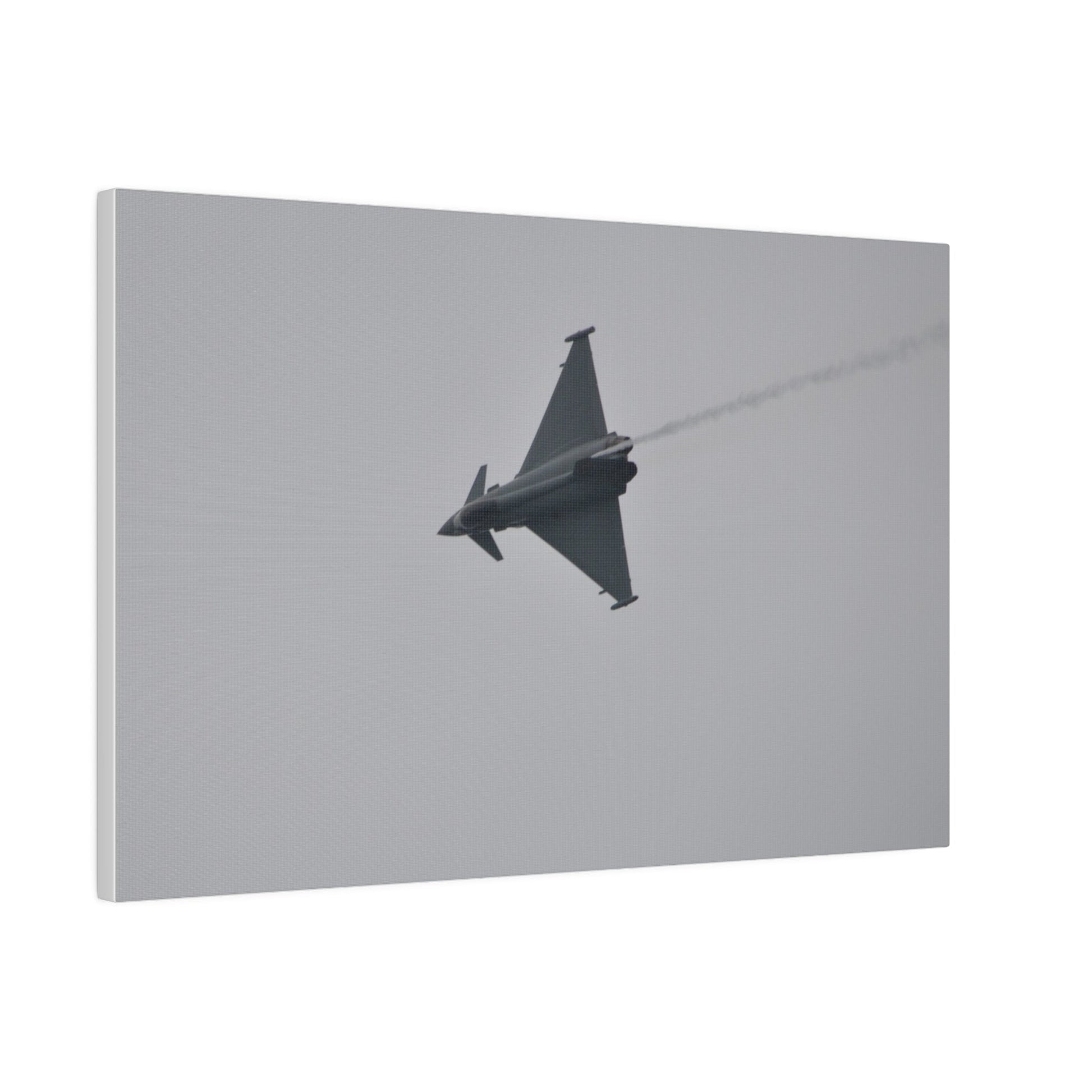 Typhoon Sideways With Top View With Smoke Descending Canvas - The Trio Synergize Group