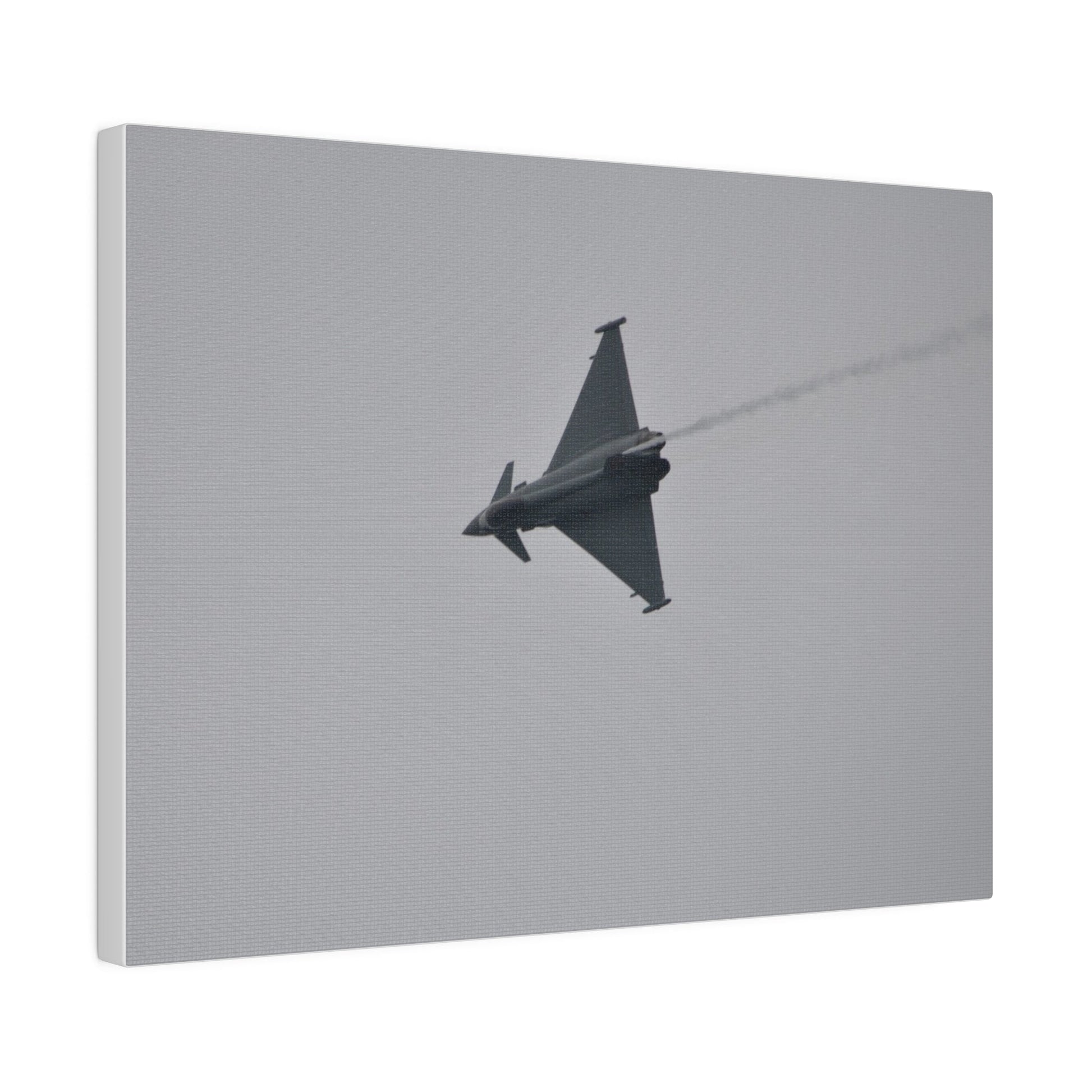 Typhoon Sideways With Top View With Smoke Descending Canvas - The Trio Synergize Group