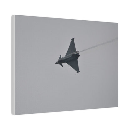 Typhoon Sideways With Top View With Smoke Descending Canvas - The Trio Synergize Group