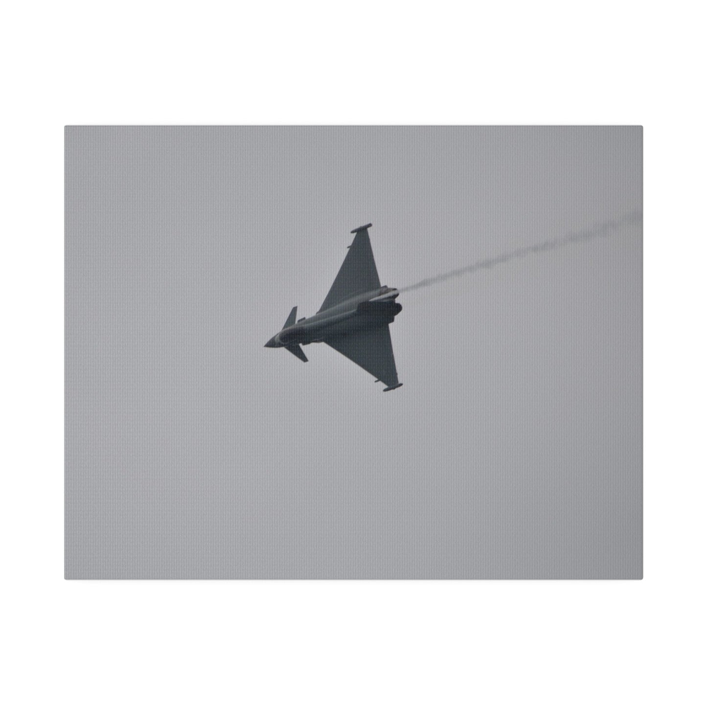 Typhoon Sideways With Top View With Smoke Descending Canvas - The Trio Synergize Group