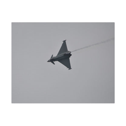 Typhoon Sideways With Top View With Smoke Descending Canvas - The Trio Synergize Group