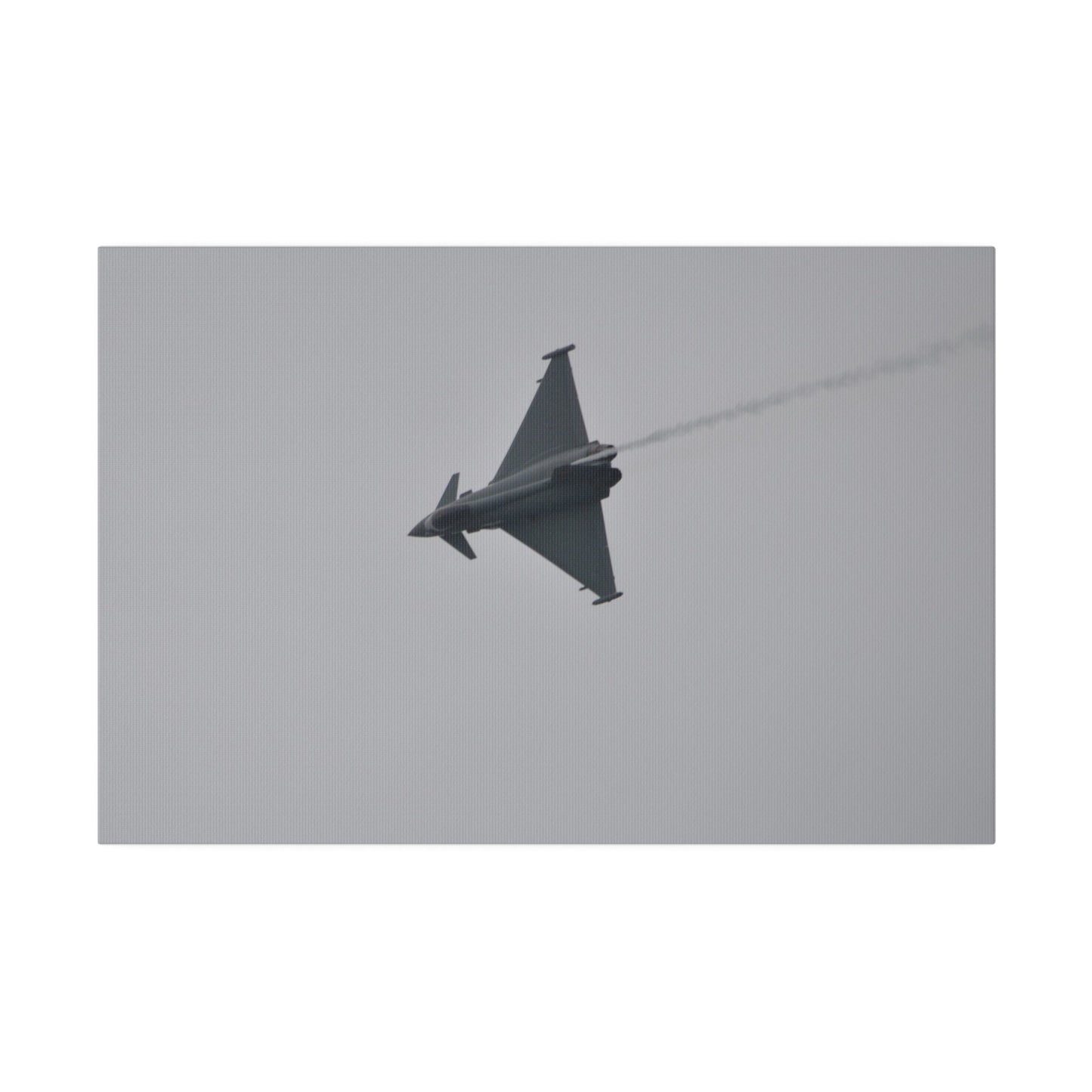 Typhoon Sideways With Top View With Smoke Descending Canvas - The Trio Synergize Group