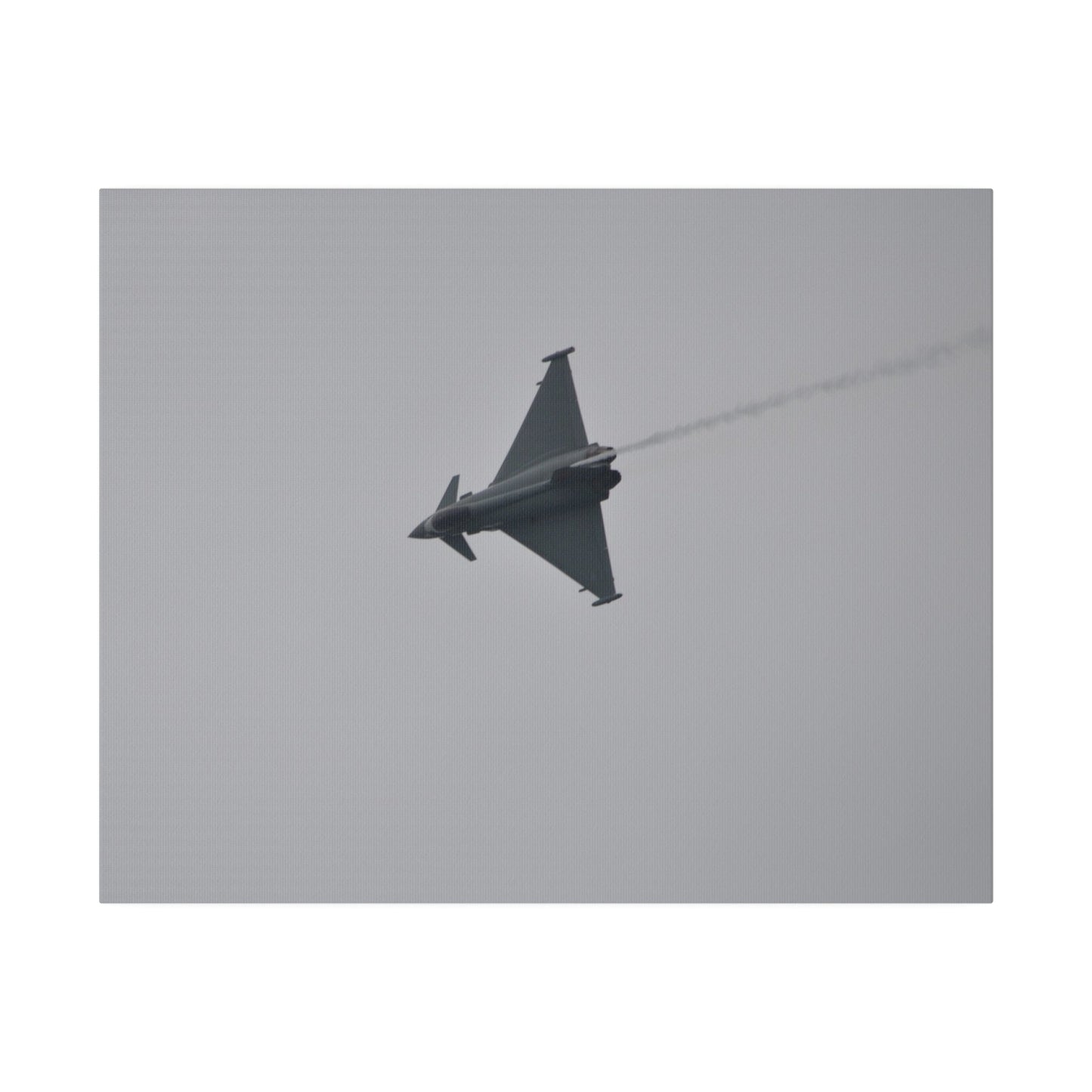 Typhoon Sideways With Top View With Smoke Descending Canvas - The Trio Synergize Group