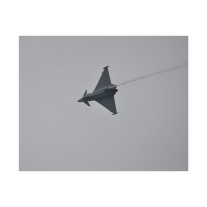 Typhoon Sideways With Top View With Smoke Descending Canvas - The Trio Synergize Group