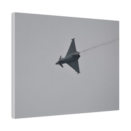 Typhoon Sideways With Top View With Smoke Descending Canvas - The Trio Synergize Group
