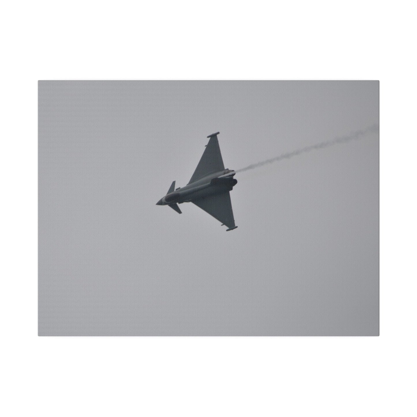 Typhoon Sideways With Top View With Smoke Descending Canvas - The Trio Synergize Group