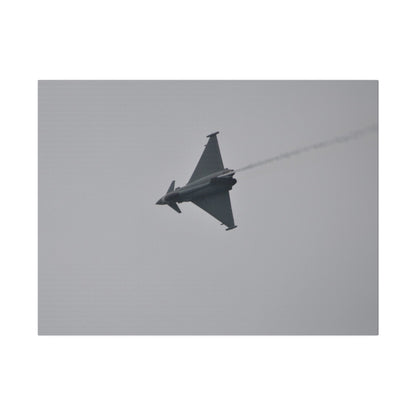 Typhoon Sideways With Top View With Smoke Descending Canvas - The Trio Synergize Group