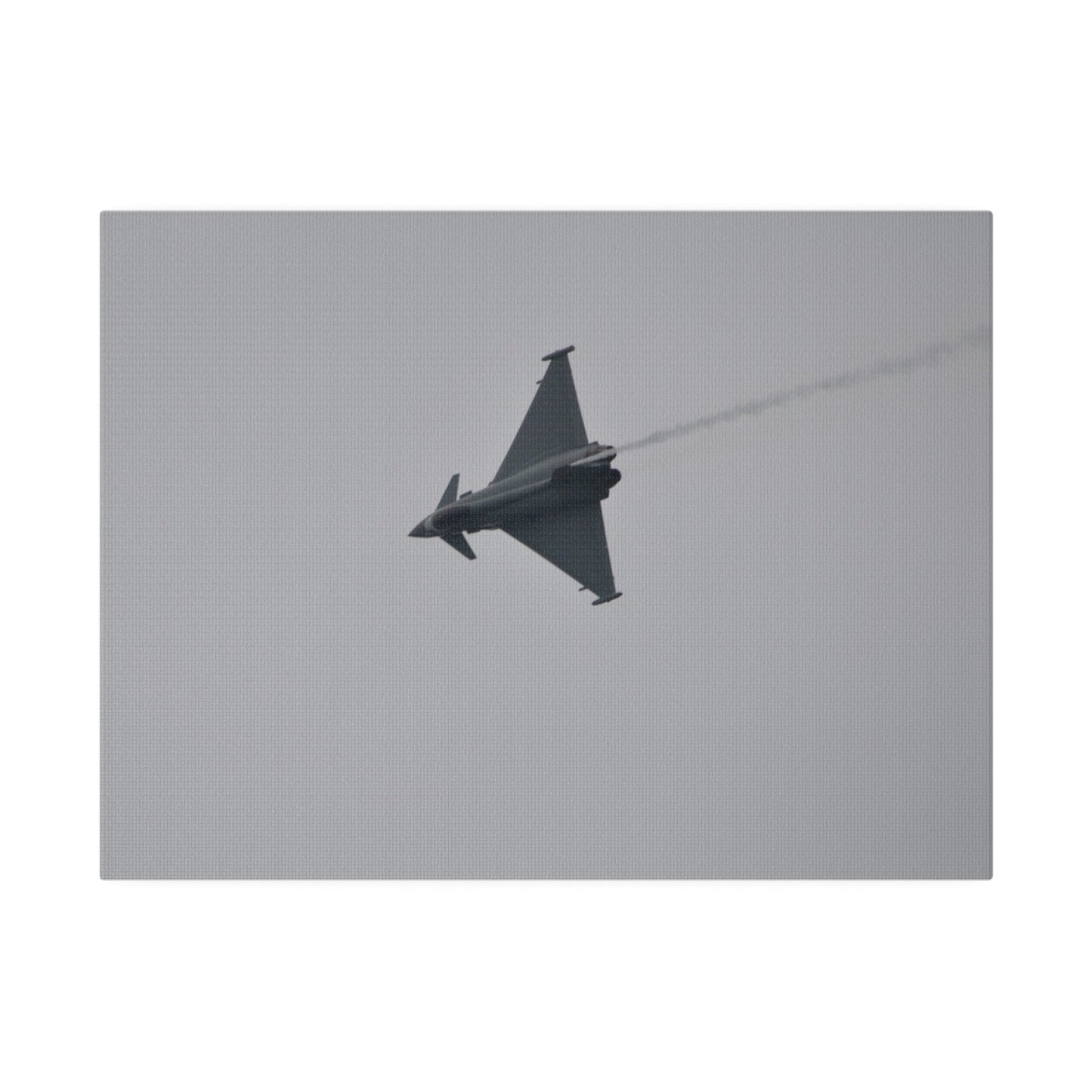 Typhoon Sideways With Top View With Smoke Descending Canvas - The Trio Synergize Group