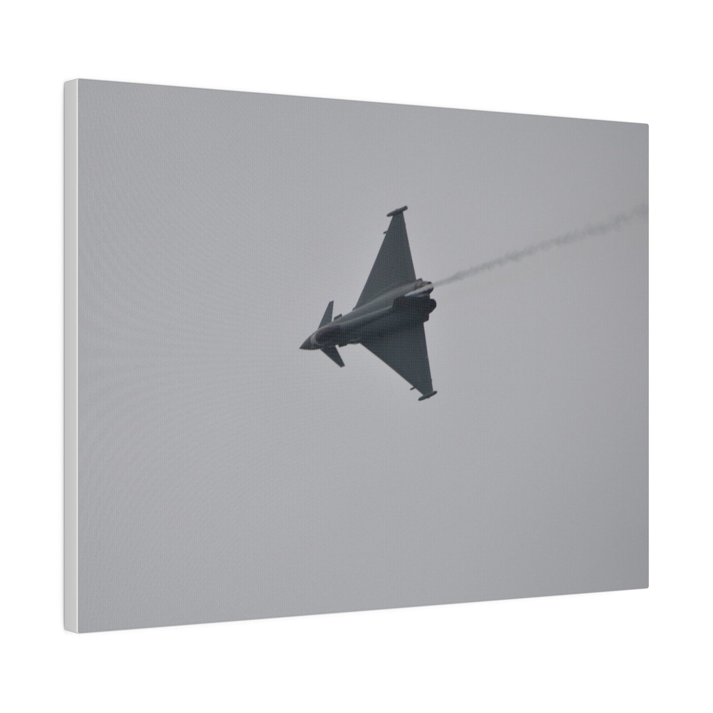 Typhoon Sideways With Top View With Smoke Descending Canvas - The Trio Synergize Group