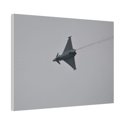 Typhoon Sideways With Top View With Smoke Descending Canvas - The Trio Synergize Group