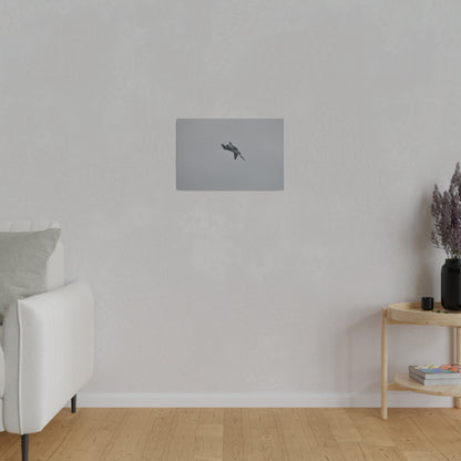 Typhoon Flying From The Right Upside Down, Matte Canvas, Stretched, 0.75" - The Trio Synergize Group