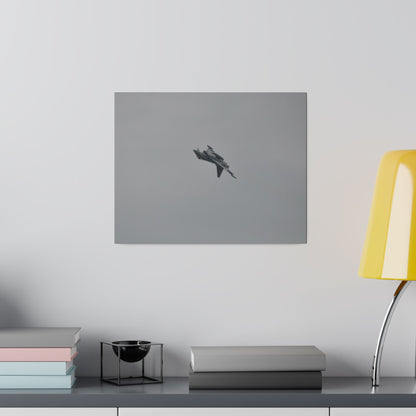 Typhoon Flying From The Right Upside Down, Matte Canvas, Stretched, 0.75" - The Trio Synergize Group