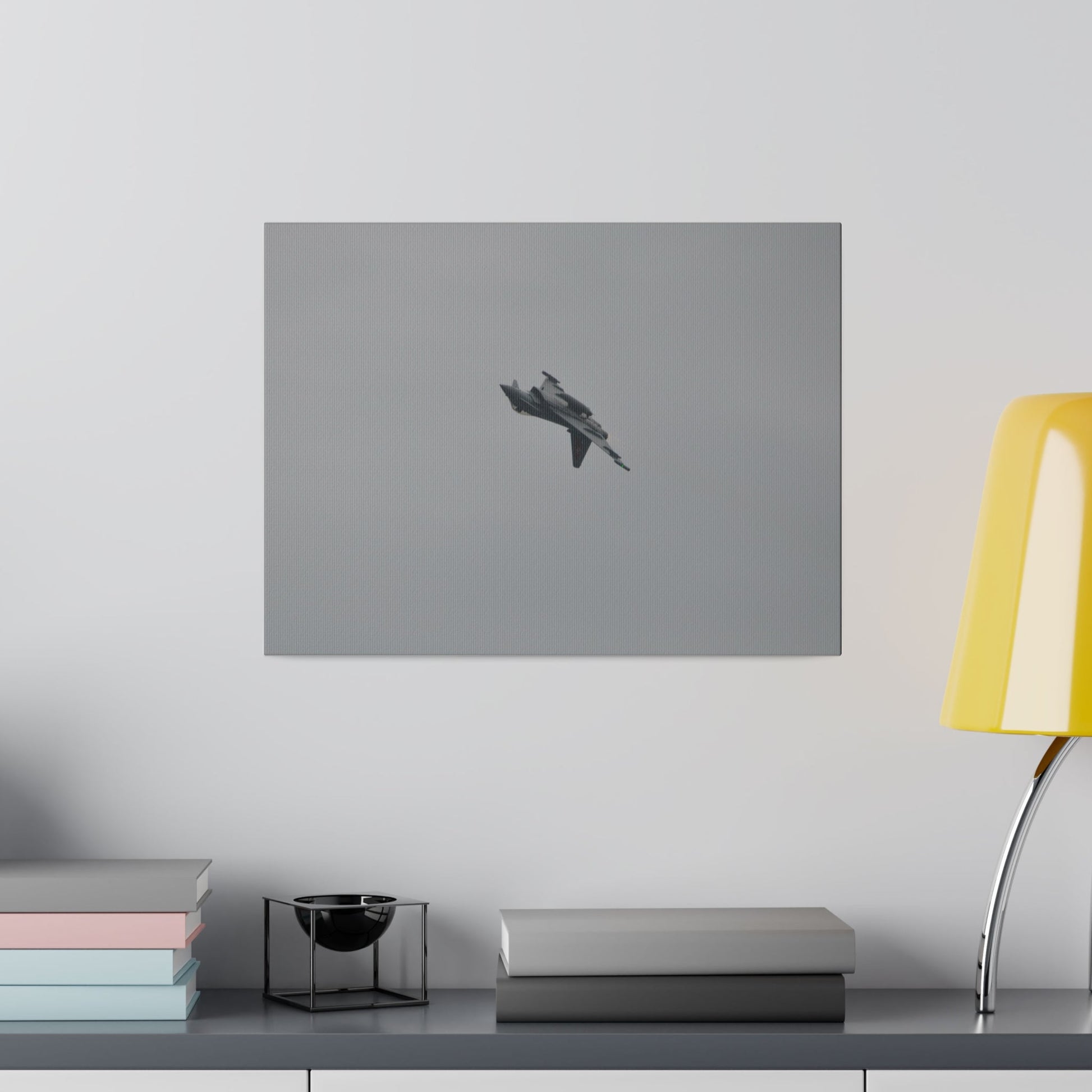 Typhoon Flying From The Right Upside Down, Matte Canvas, Stretched, 0.75" - The Trio Synergize Group