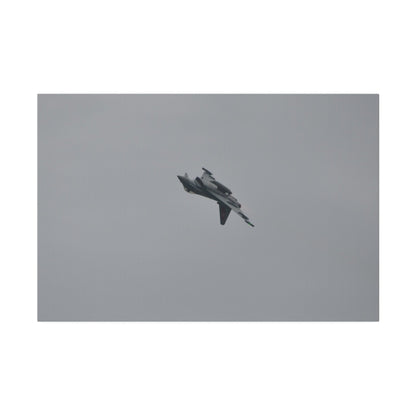 Typhoon Flying From The Right Upside Down, Matte Canvas, Stretched, 0.75" - The Trio Synergize Group