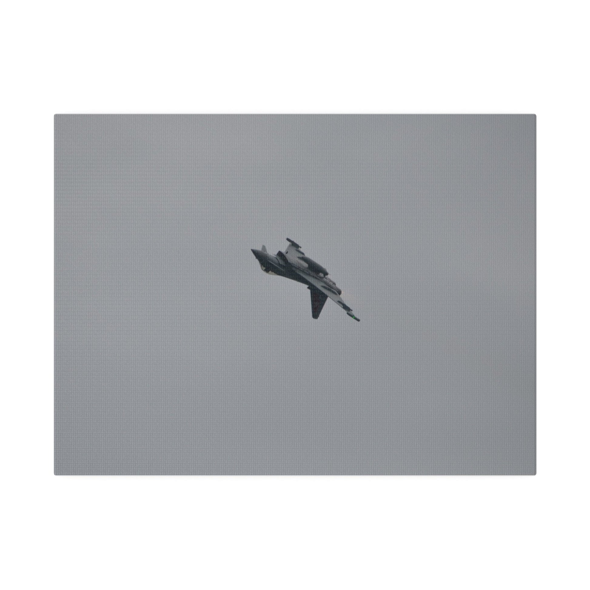 Typhoon Flying From The Right Upside Down, Matte Canvas, Stretched, 0.75" - The Trio Synergize Group