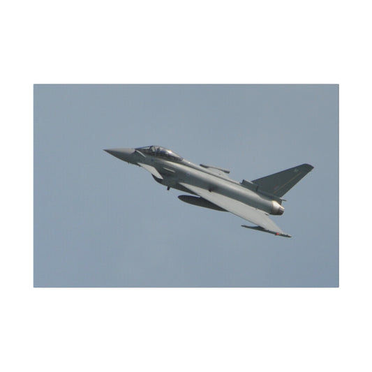 Typhoon Flying Left With Side And Top View Close Up Canvas - The Trio Synergize Group