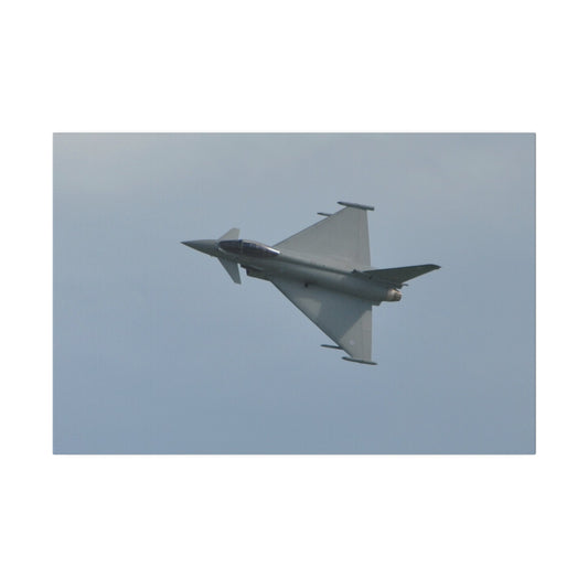 Typhoon Flying Left With Top View Close Up Canvas Print - The Trio Synergize Group