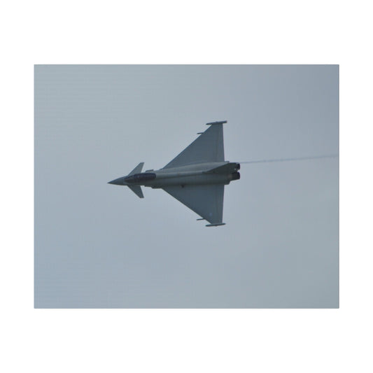 Typhoon Flying With Top View Close Up With Some Smoke Canvas - The Trio Synergize Group