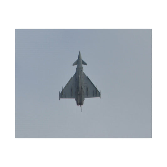 Typhoon Flying Vertically & Undercarriage Close Up Canvas - The Trio Synergize Group