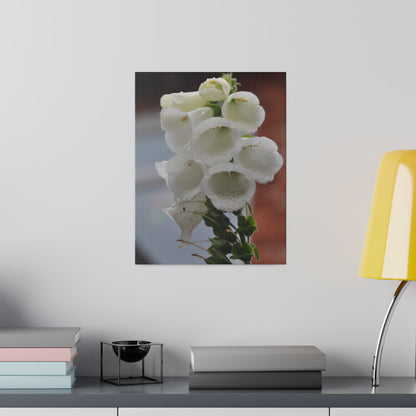 White Foxglove, Matte Canvas, Stretched, 0.75" - The Trio Synergize Group