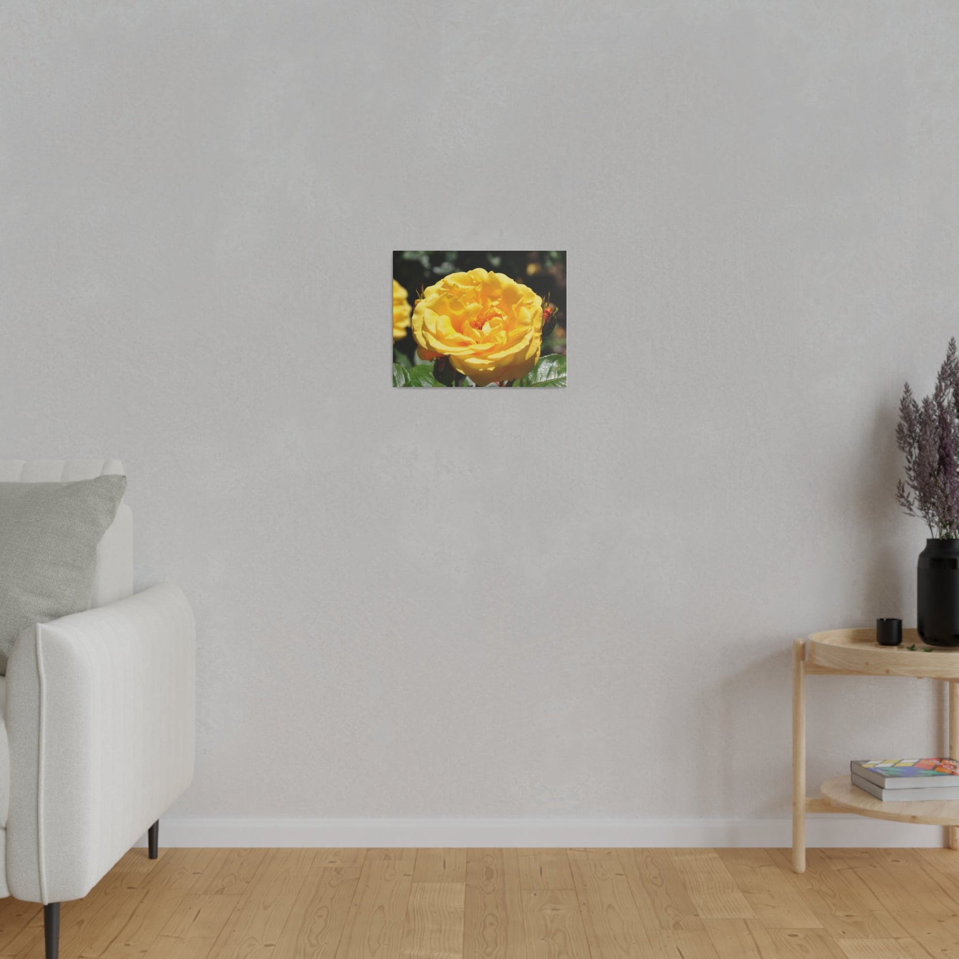 Yellow Rose, Matte Canvas, Stretched, 0.75" - The Trio Synergize Group